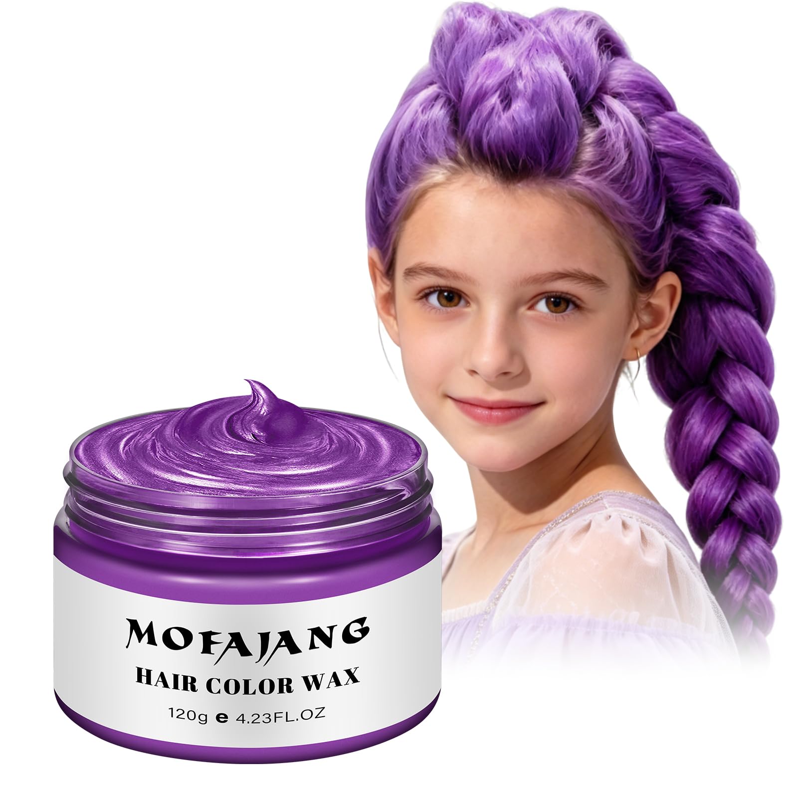 Amazon.com : Purple Temporary Hair Color Wax -Washable Hair Dye